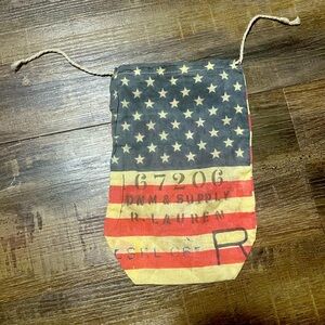 Ralph Lauren American Flag Print Bag